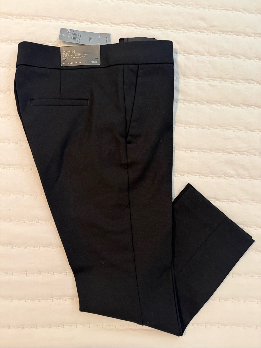 Ann Taylor Devin Fit Tailored Ankle Pants – 2 Petite – NWT